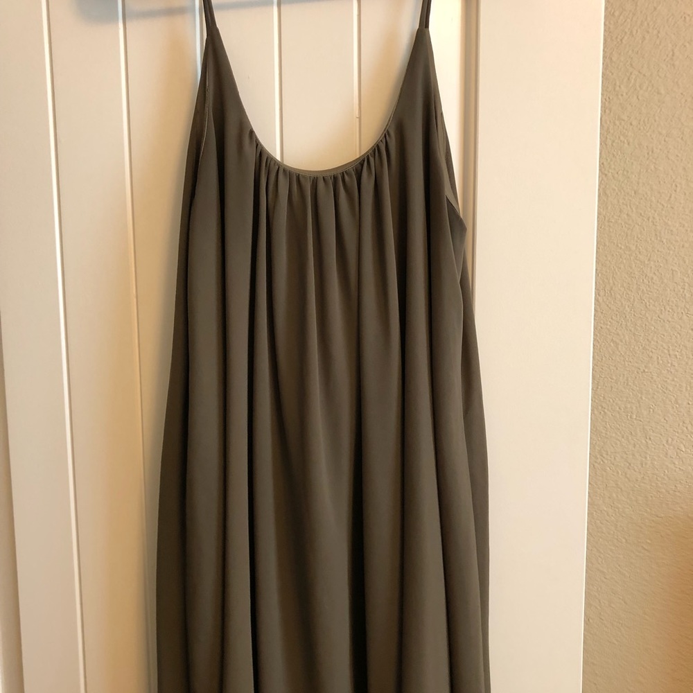 Olive Green Dress